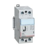 Power contactor CX³ - with 230 V~ coll and handle - 2P - 250 V~ - 40 A