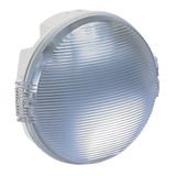 Bulkhead light Koro - IP 54 - IK 08 - round - 70 W incandescent - E27 - white