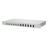 OpDAT fix patch panel VIK 6xLC-D APC OS2