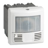 180° switch sensor Mosaic - 15m² - Dual-tech - vacancy mode with neutral - white