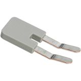 INSERTION BRIDGE, 2PTS, FOR MINI SPRING TERMINALS NSYTRR24M, GREY