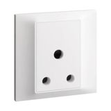 Belanko S 1 gang BS unswitched socket outlet - 15A - White