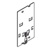 KIT DIN50022 PLATE FOR MOS A,MOUT. T1-2