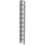 US 3 30 A4  U profile, perforated on three sides, 50x30x300, Stainless steel, material 1.4571 A4, 1.4571 without surface. modifications, additionally treated