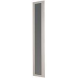 Transparent door (sheet metal), left-hinged, internal locking, IP55, HxW=2030x405mm