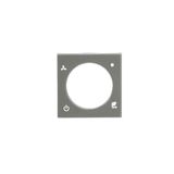 N2240.4 CV Cover plate for Thermostat Central cover plate Champagne - Zenit