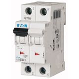 Miniature circuit breaker (MCB), 40 A, 1p+N, characteristic: D