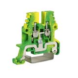 Earth conductor terminal TEO.2, green/yellow, 2.5 mmý