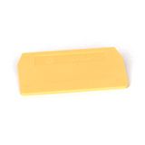 Terminal Block, End Barrier, Yellow, for 1492-L3, LG3, LKD3, L3P
