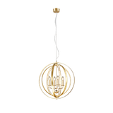 Candela chandelier 4xE14 polished brass