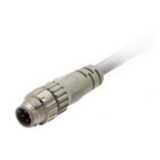 Sensor cable, Smartclick M12 straight plug (male), 4-poles, A coded, P