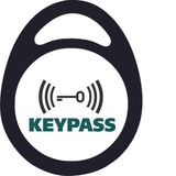 Transponder key chain 10 items black