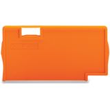 Seperator plate 2 mm thick oversized orange