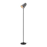 Lucide BENSEN - Floor lamp - 1xE14 - Gray