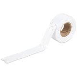 Cable tie marker for Smart Printer for use with cable ties white