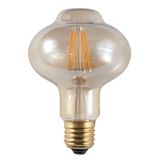 LED E27 Fila Lantern 84x120 230V 240Lm 4W 922 AC Gold Dim