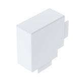AXM AP11065 blc  Flat corner, LE, 155x65x63, pure white Polycarbonate/Acrylonitrile butadiene styrene