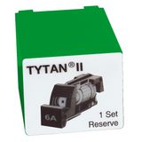 Fuse Plug for TYTAN, 3 x 6A, D01, complete