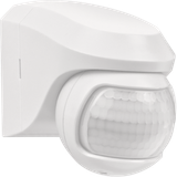 Motion detector, 230 V, 11 m, 200°, IP44, for surface mounting, white