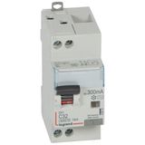 Monoblock differential circuit breaker DX³6000 10kA high inlet and low outlet U+N screw 230V~ - 32A - typeAC 300mA