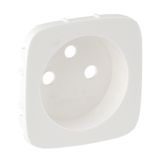 Cover plate Valena Allure - 2P+E socket - with indicator -French standard -white