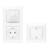 CONNECTED STARTER PACK MASTER SWITCH HOME/AWAY+GATEWAY OUTLET SCH VALENA LIFE WH