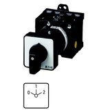 Multi-speed switches, T3, 32 A, rear mounting, 4 contact unit(s), Contacts: 8, 60 °, maintained, With 0 (Off) position, 0-1-2, Design number 8440