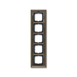 1725-843-500 Cover Frame Busch-dynasty® antique brass decor anthracite