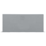 Step-down cover plate 1 mm thick gray