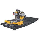 Ceramic tile saw with stand + blades