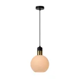 Lucide JULIUS - Pendant light - Ø 20 cm - 1xE27 - Opal