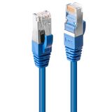 15m Cat.6 S/FTP LSZH Network Cable, Blue (Fluke Tested) RJ45, M/M, 250MHz, Copper, 26AWG