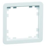 Standard intermediate frame, pure white opening 55 x 55 mm