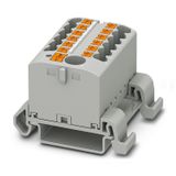 PTFIX 6/12X2,5-NS35A GY-EX - Distribution block