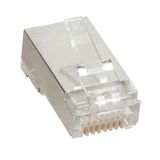 Category 6 FTP RJ45 field plug to be crimped