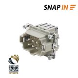 Contact insert (industry plug-in connectors), Male, 500 V, 24 A, Numbe