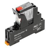 Relay module, 115 V AC, red LED, 1 CO contact (AgSnO) , 250 V AC, 10 A