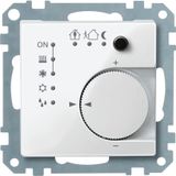 Thermostat, KNX, polar white, glossy, System M