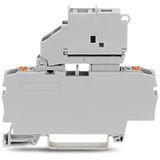 2202-1611/1000-836 2-conductor fuse terminal block; with pivoting fuse holder; with end plate