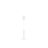 Matt White Metal   LED 10 Watt 230 Volt   517Lm 3000K IP20   D: 15 H: 160 cm Adjustable height