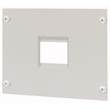 Front plate NZM3-XDV symmetrical, vertical HxW=400x600mm