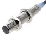 Proximity sensor, inductive, stainless steel, long body, M12, shielded