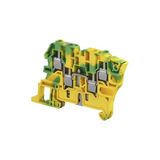 SCREW CLAMP GREEN/YELLOW