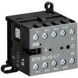 B7S-30-10-1.7-71 Mini Contactor 24 V DC - 3 NO - 0 NC - Screw Terminals