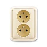 5512A-2349 C Socket outlet double, earthing pin