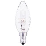 Halogen Lamp 18W E14 BF35 240V Candle Twisted Clear THORGEON