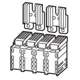 Serial Connector Size 3 4/2-pole, + heat sink, incl. cover