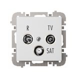 VESTRA R-TV-SAT ENDLINE FLUSH MOUNTED SOCKET n/f