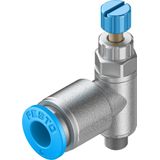 GRLA-M5-QS-6-RS-D One-way flow control valve