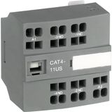 CAT4-11US Auxiliary Contact / Coil Terminal Block